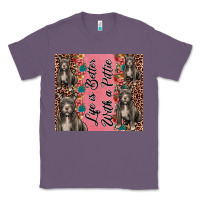 Lavender life is better with a pittie Classic Tee - JahusDesignShop