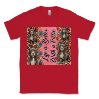 Red life is better with a pittie Classic Tee - JahusDesignShop