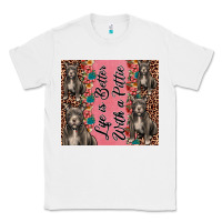 White life is better with a pittie Classic Tee - JahusDesignShop