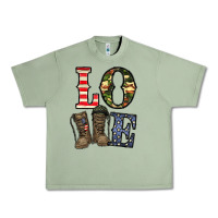 Oil Green loce army Urban Heavy Tee - CowhideDigitalArt