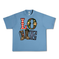 Pebble Blue loce army Urban Heavy Tee - CowhideDigitalArt