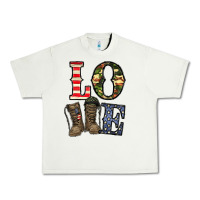 Pistachio loce army Urban Heavy Tee - CowhideDigitalArt