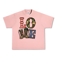 Salmon loce army Urban Heavy Tee - CowhideDigitalArt