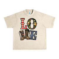 Sandshell loce army Urban Heavy Tee - CowhideDigitalArt