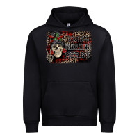 Black I'm so freaking merry skeleton messy bun Urban Hoodie - NancyCooperArtShop