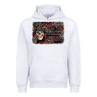White I'm so freaking merry skeleton messy bun Urban Hoodie - NancyCooperArtShop
