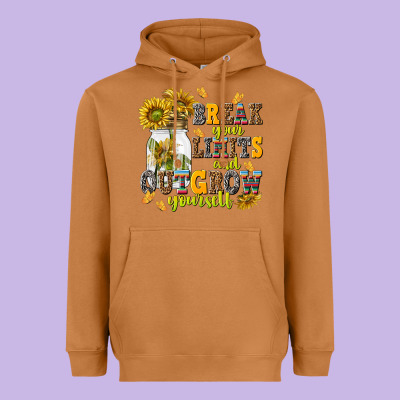 Break Your Limits And Outgrow Yourself Heavyweight Hoodie Designed By Nancycooperartshop