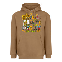 Toasted Coconut break your limits and outgrow yourself Heavyweight Hoodie - NancyCooperArtShop