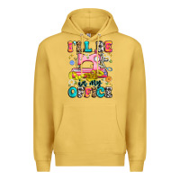 Antique Gold i'll be in my office Premium Hoodie - Artiststas