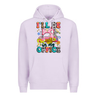 Lilac i'll be in my office Premium Hoodie - Artiststas