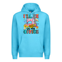 Ocean Blue i'll be in my office Premium Hoodie - Artiststas