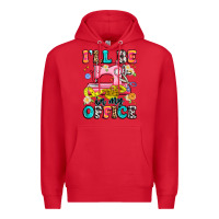 Red i'll be in my office Premium Hoodie - Artiststas