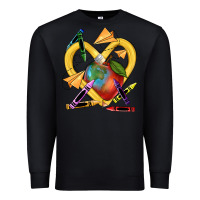 Black heart pencil Premium Sweatshirt - NancyCooperArtShop