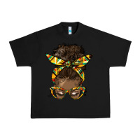 Black afro bun Urban Heavy Tee - HRA Design Shop