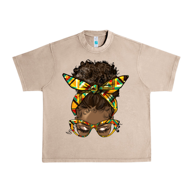 Afro Bun Urban Heavy Tee by HRA Design Shop | Teevron