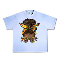 Grape Ice afro bun Urban Heavy Tee - HRA Design Shop
