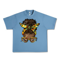 Pebble Blue afro bun Urban Heavy Tee - HRA Design Shop