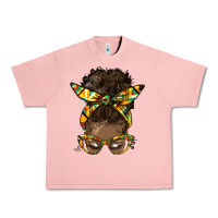 Salmon afro bun Urban Heavy Tee - HRA Design Shop