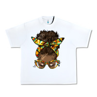 White afro bun Urban Heavy Tee - HRA Design Shop