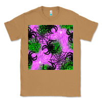 Toasted Coconut halloween spider green leopard seamless pattern Classic Tee - BundleAndBundleShop