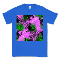 True Royal halloween spider green leopard seamless pattern Classic Tee - BundleAndBundleShop
