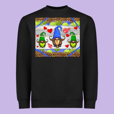 Western Tennis Gnome Heavyweight Sweatshirt Designed By Hra Design Shop