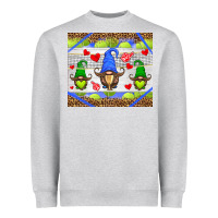 Heather Grey western tennis gnome Heavyweight Sweatshirt - HRA Design Shop
