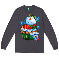 Smoke snowman cupcake Long Sleeve Tee - AdoDesignShop