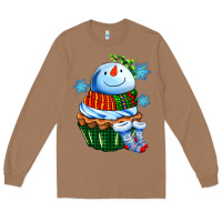 Toasted Coconut snowman cupcake Long Sleeve Tee - AdoDesignShop