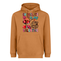 Meerkat chocolate is my valentine Heavyweight Hoodie - NancyCooperArtShop