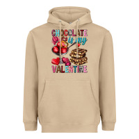 Mushroom chocolate is my valentine Heavyweight Hoodie - NancyCooperArtShop