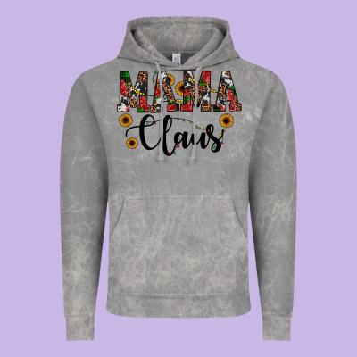 Mama Claus Vintage Hoodie Designed By Jahusdesignshop