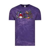 Cloud Purple fiesta Vintage Tee - CowhideDigitalArt