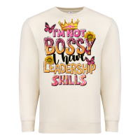 Sandshell im not bossy i just have leadership skills Premium Sweatshirt - NancyCooperArtShop