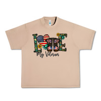 Burro love my veteran Urban Heavy Tee - CowhideDigitalArt