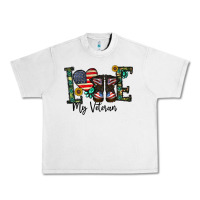 Lunar Rock love my veteran Urban Heavy Tee - CowhideDigitalArt