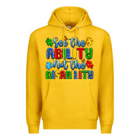 Lemon see the ability not the disability Premium Hoodie - Artiststas