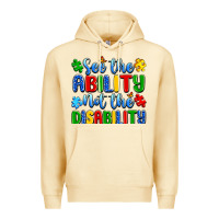 Pina Colada see the ability not the disability Premium Hoodie - Artiststas
