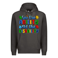 Smoke see the ability not the disability Premium Hoodie - Artiststas
