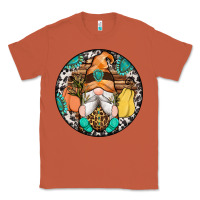 Copper fall gnomes round earrings 1 Classic Tee - Artiststas
