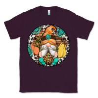 Plum fall gnomes round earrings 1 Classic Tee - Artiststas
