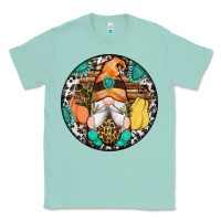 Seafoam fall gnomes round earrings 1 Classic Tee - Artiststas