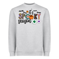 Heather Grey spooky Heavyweight Sweatshirt - CowhideDigitalArt