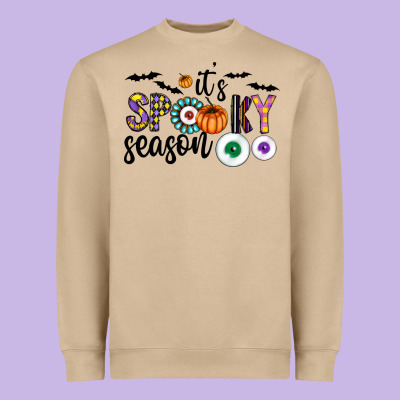 Spooky Heavyweight Sweatshirt Designed By Cowhidedigitalart