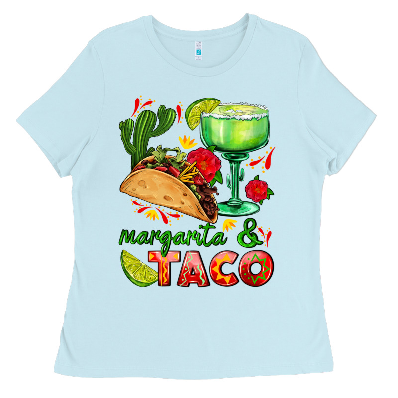 Margarita And Taco Ladies Tee by AdoDesignShop | Teevron