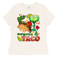 Bone margarita and taco Ladies Tee - AdoDesignShop