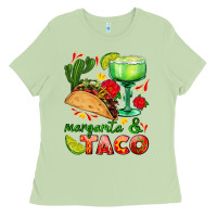 Matcha margarita and taco Ladies Tee - AdoDesignShop