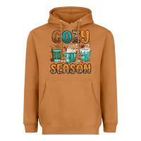 Meerkat cozy season winter coffee cups Heavyweight Hoodie - MaliasSmallBusiness