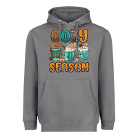 Storm cozy season winter coffee cups Heavyweight Hoodie - MaliasSmallBusiness