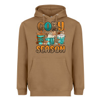 Toasted Coconut cozy season winter coffee cups Heavyweight Hoodie - MaliasSmallBusiness